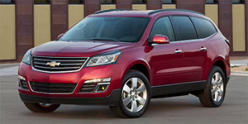 2015 Siren Red Tintcoat Chevrolet Traverse LT AWD SUV