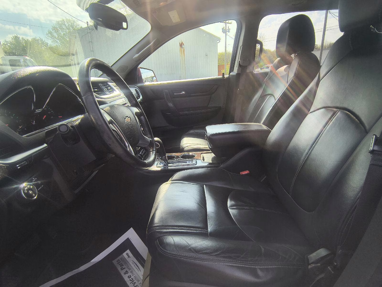 2015 Siren Red Tintcoat Chevrolet Traverse LT AWD SUV
