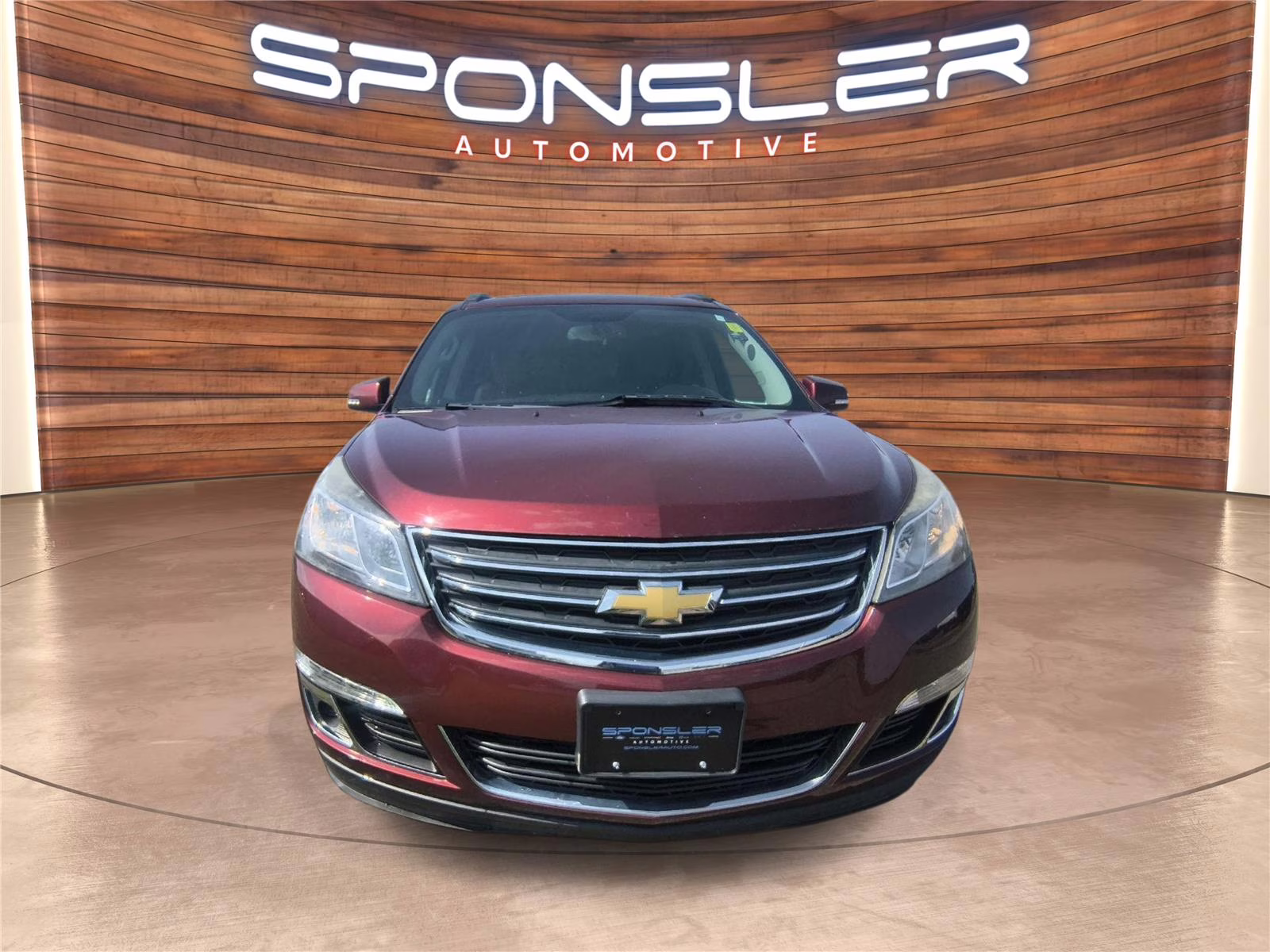 2015 Siren Red Tintcoat Chevrolet Traverse LT AWD SUV