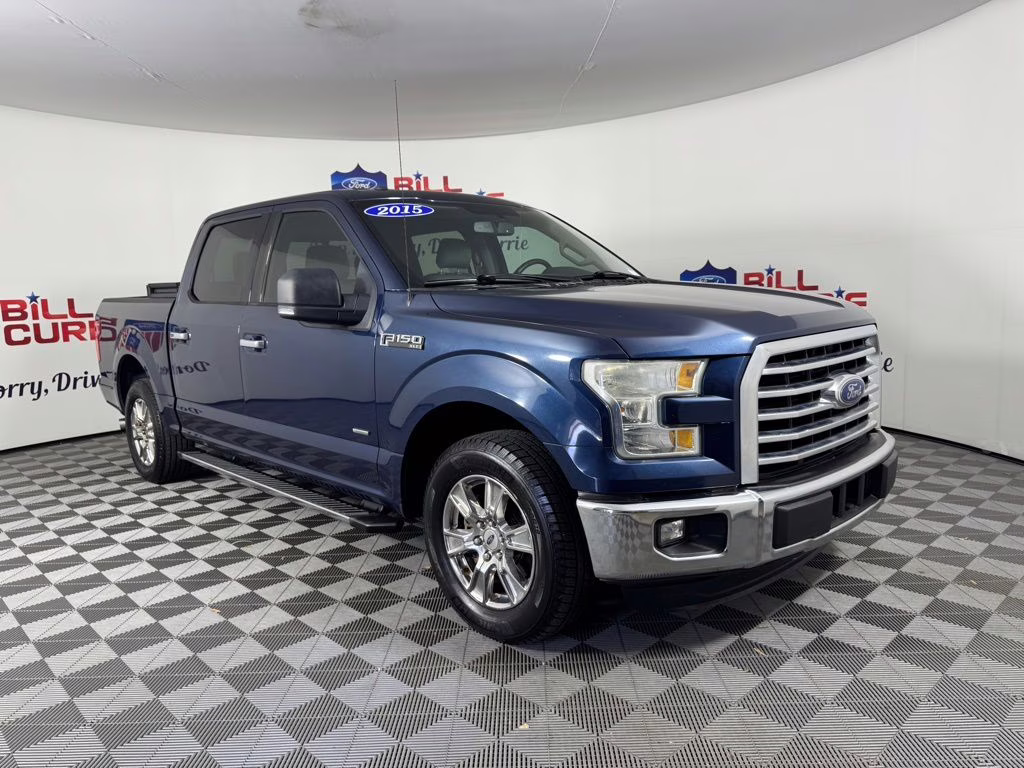 2015 Blue Ford F-150 XLT RWD Truck