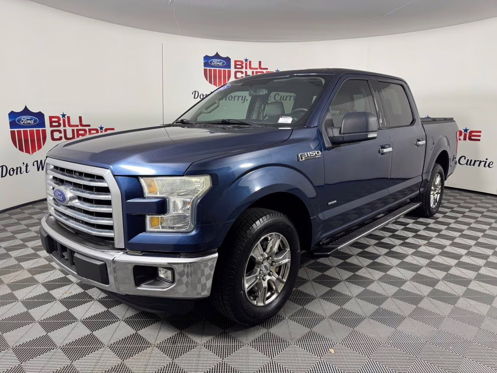 2015 Blue Ford F-150 XLT RWD Truck