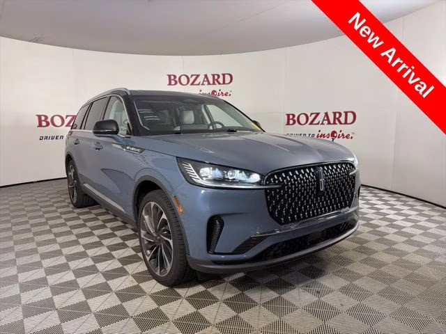 2025 Blue Metallic Lincoln Aviator Reserve AWD SUV