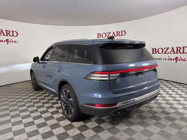 2025 Blue Metallic Lincoln Aviator Reserve AWD SUV