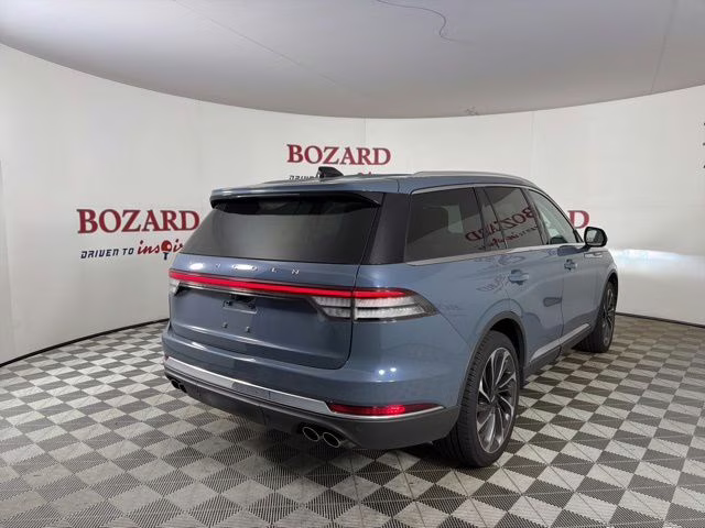 2025 Blue Metallic Lincoln Aviator Reserve AWD SUV