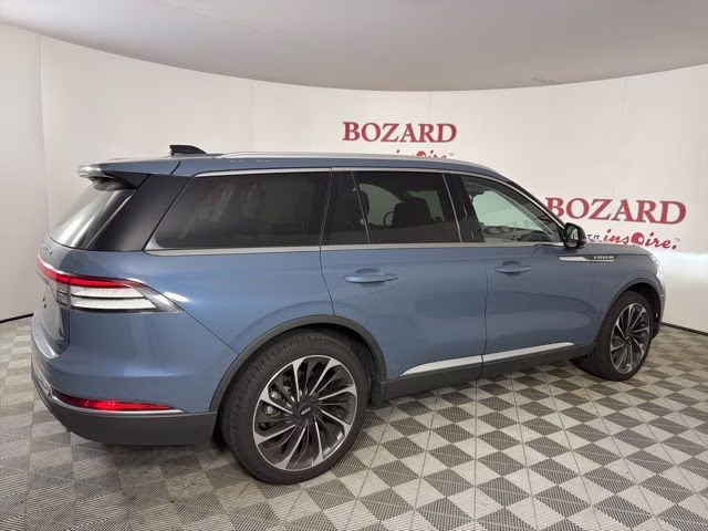 2025 Blue Metallic Lincoln Aviator Reserve AWD SUV