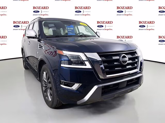 2022 Blue Pearl Nissan Armada Platinum RWD SUV