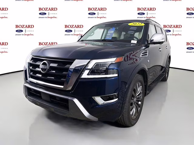 2022 Blue Pearl Nissan Armada Platinum RWD SUV
