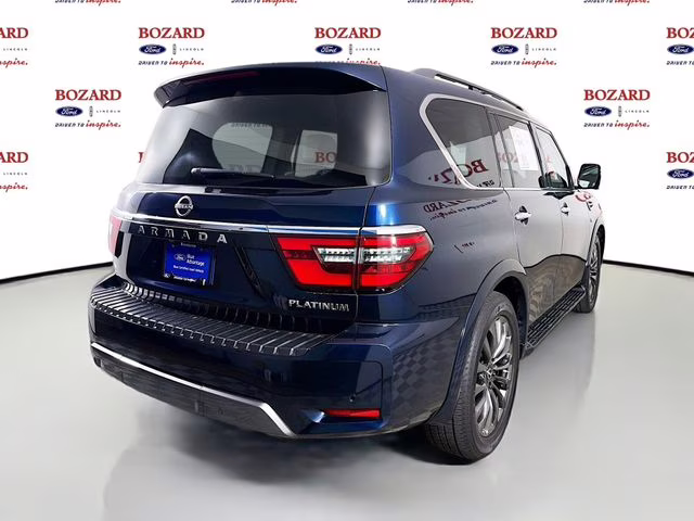 2022 Blue Pearl Nissan Armada Platinum RWD SUV