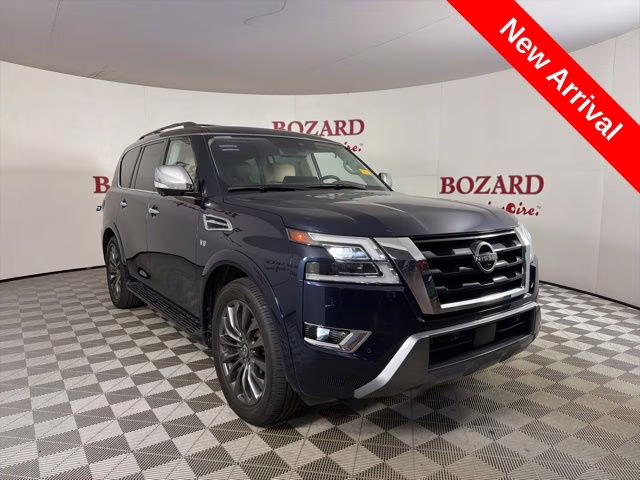 2022 Blue Pearl Nissan Armada Platinum RWD SUV