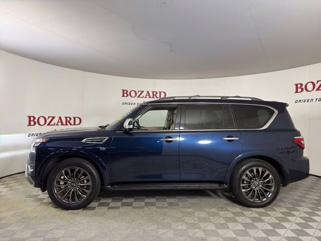 2022 Blue Pearl Nissan Armada Platinum RWD SUV