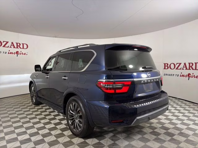 2022 Blue Pearl Nissan Armada Platinum RWD SUV