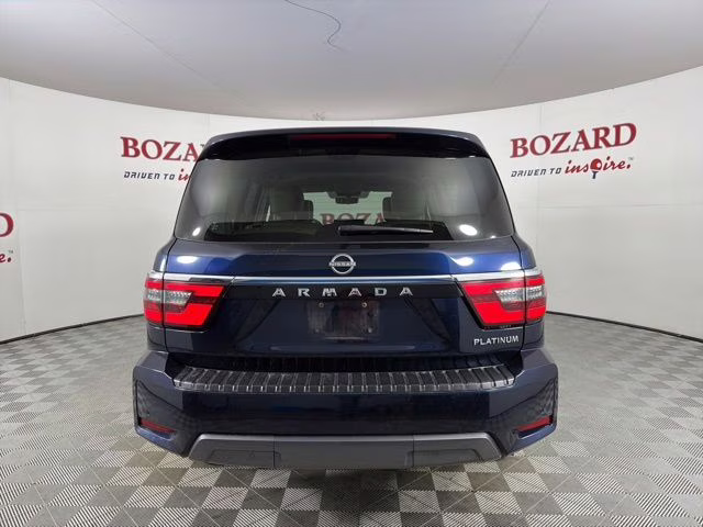 2022 Blue Pearl Nissan Armada Platinum RWD SUV