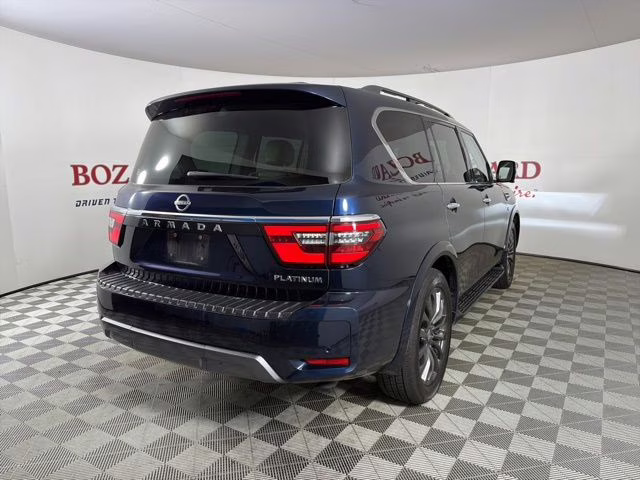 2022 Blue Pearl Nissan Armada Platinum RWD SUV