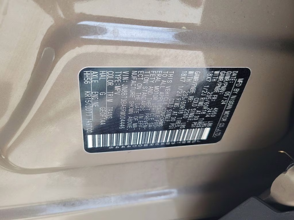 2024 Baja Storm Metallic Nissan Rogue SV FWD SUV