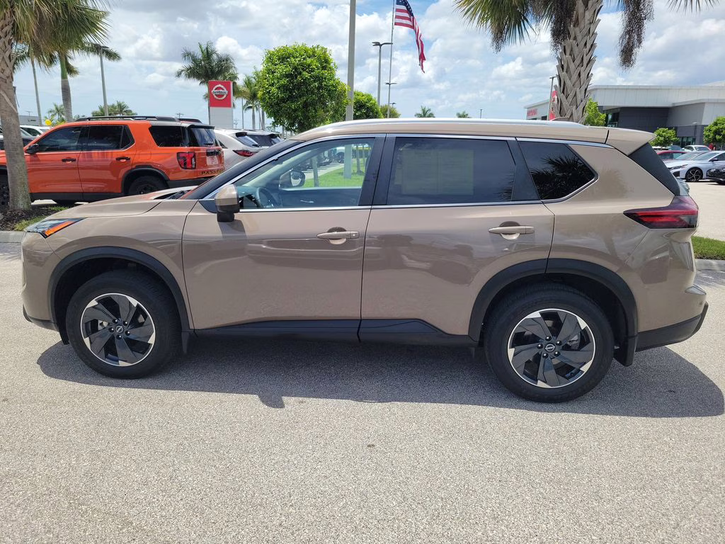 2024 Baja Storm Metallic Nissan Rogue SV FWD SUV
