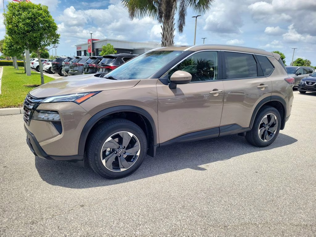 2024 Baja Storm Metallic Nissan Rogue SV FWD SUV