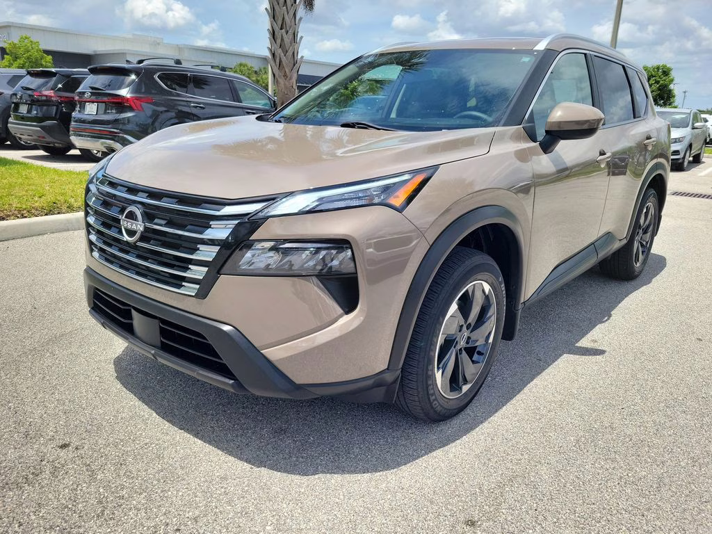 2024 Baja Storm Metallic Nissan Rogue SV FWD SUV