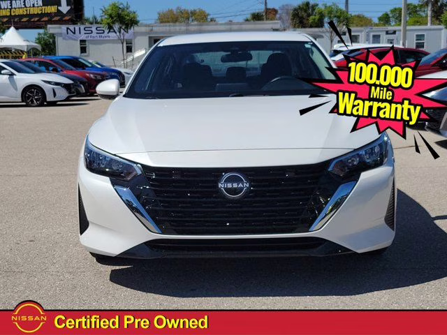 2025 Aspen White Nissan Sentra SV FWD Sedan