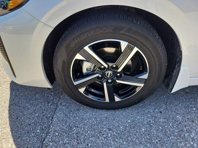 2025 Aspen White Nissan Sentra SV FWD Sedan