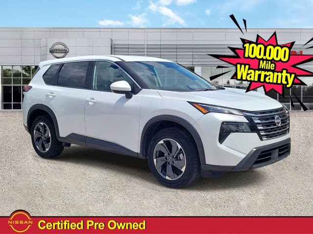 2025 Everest White Pearl Nissan Rogue SV AWD SUV