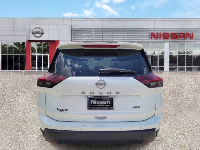 2025 Everest White Pearl Nissan Rogue SV AWD SUV