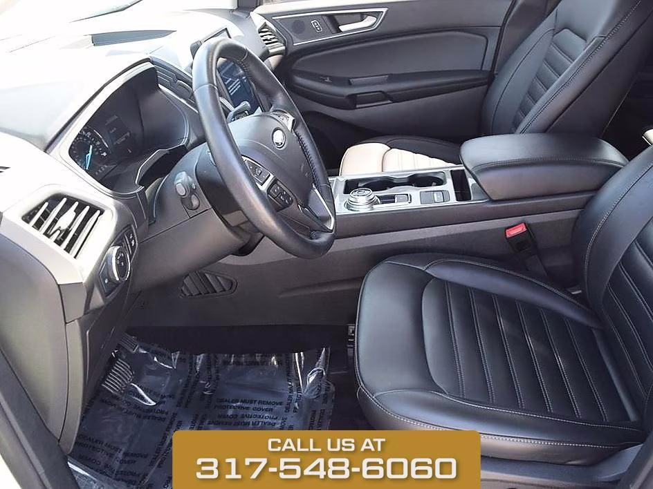 2024 White Metallic Ford Edge SEL AWD SUV