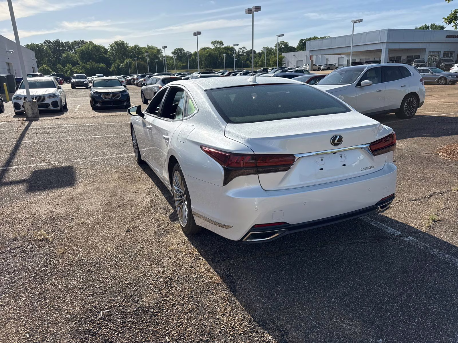 2024 White Pearl Lexus LS 500 Base RWD Sedan