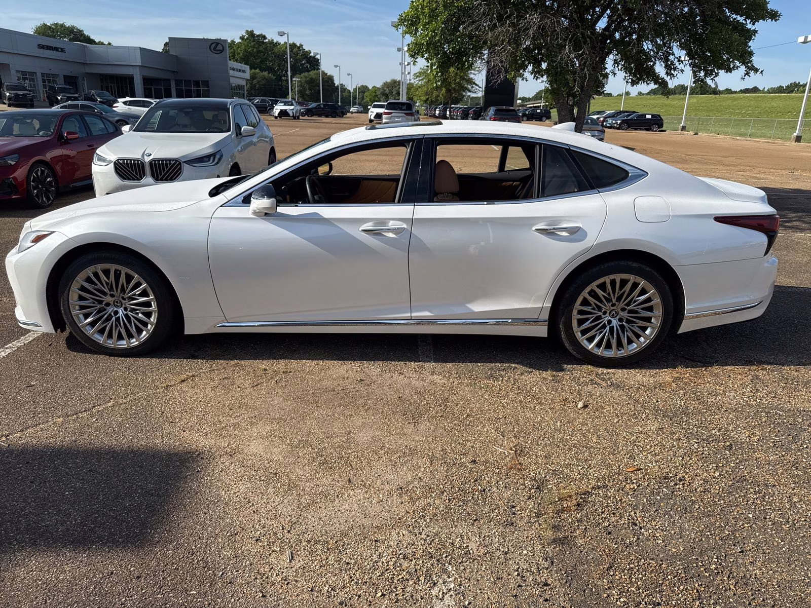2024 White Pearl Lexus LS 500 Base RWD Sedan
