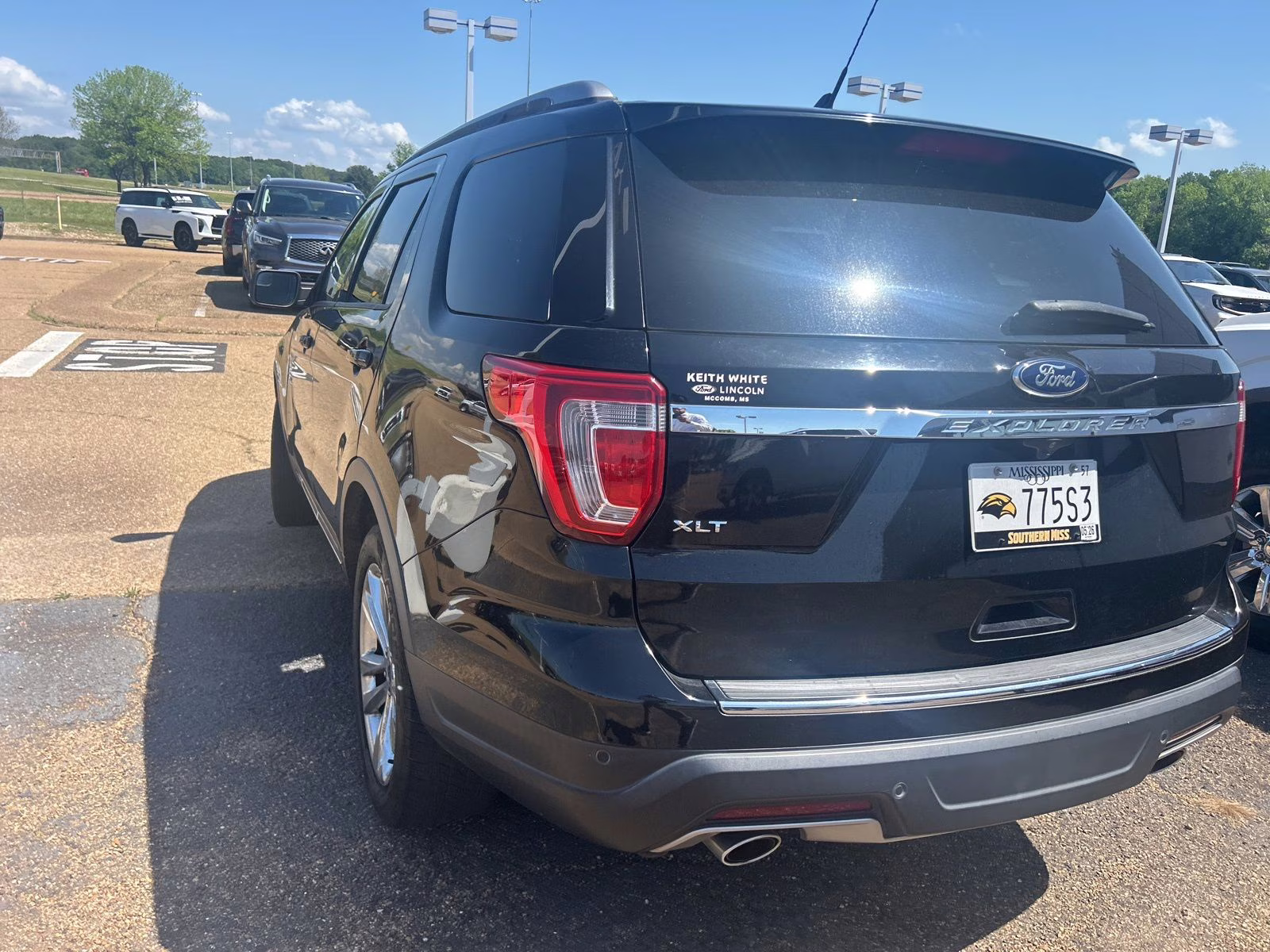 2018 Shadow Black Ford Explorer XLT FWD SUV