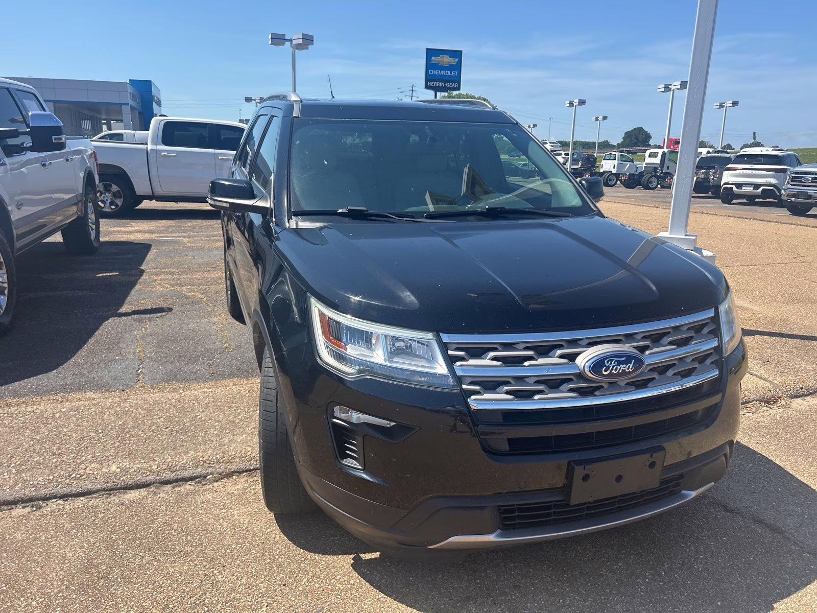 2018 Shadow Black Ford Explorer XLT FWD SUV