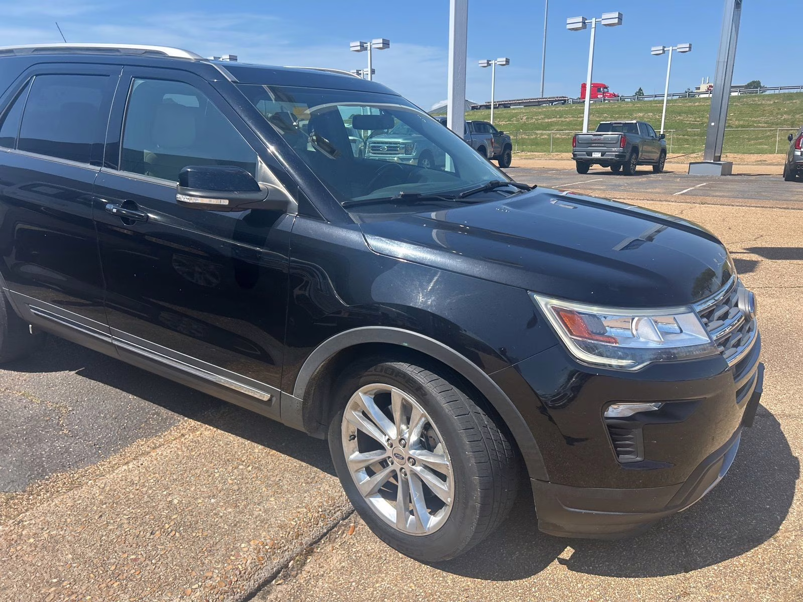2018 Shadow Black Ford Explorer XLT FWD SUV