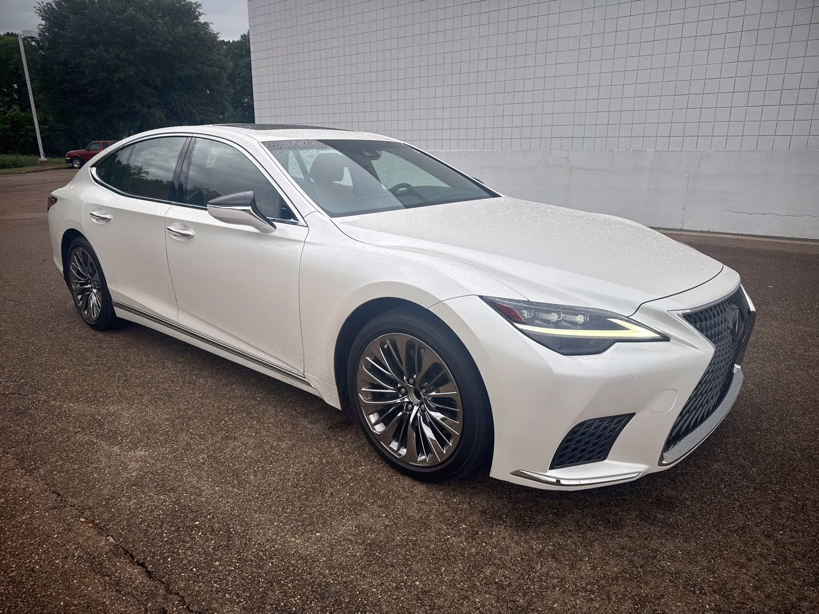 2022 White Pearl Lexus LS 500 Base RWD Sedan