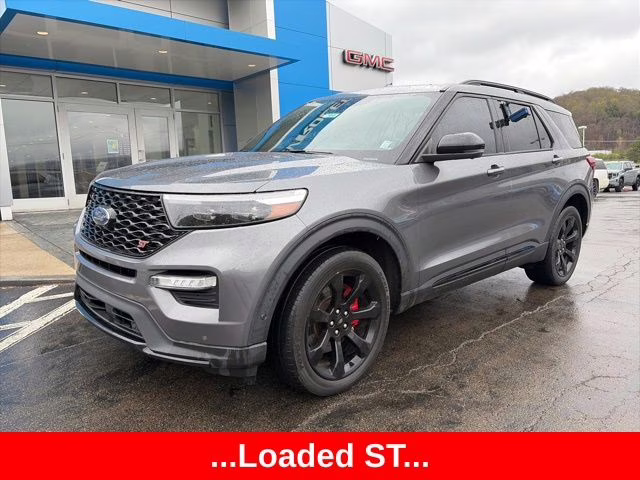 2021 Gray Metallic Ford Explorer ST 4X4 SUV