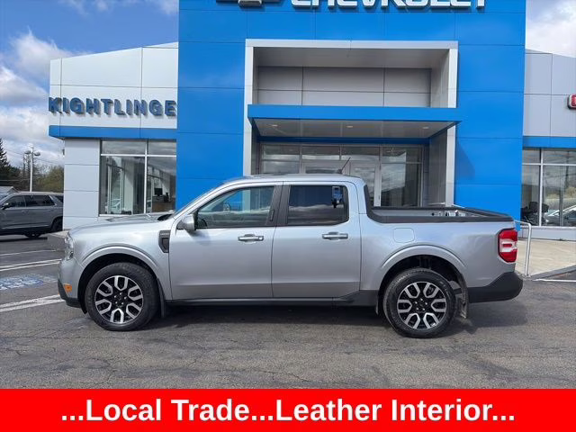 2023 Iconic Silver Metallic Ford Maverick Lariat AWD Truck