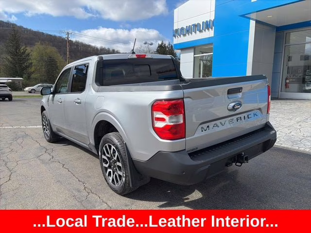 2023 Iconic Silver Metallic Ford Maverick Lariat AWD Truck