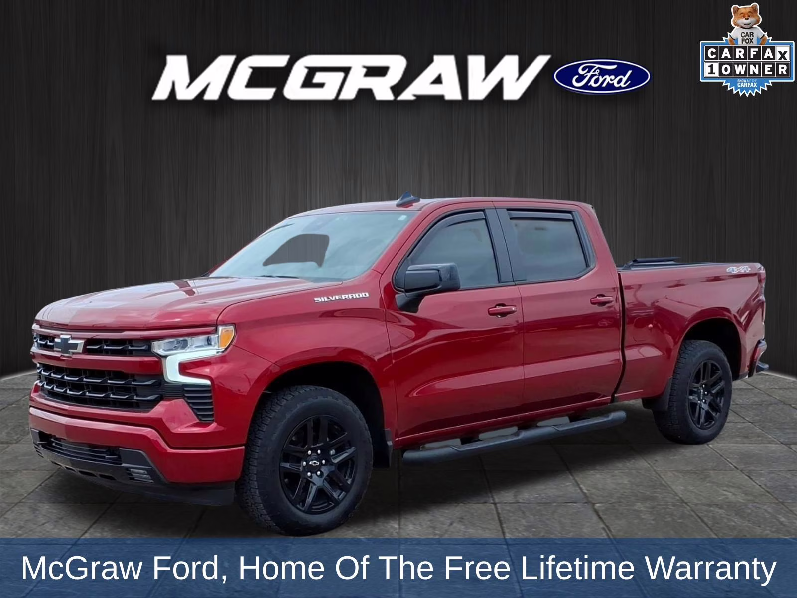 2024 Radiant Red Chevrolet Silverado 1500 RST 4X4 Truck