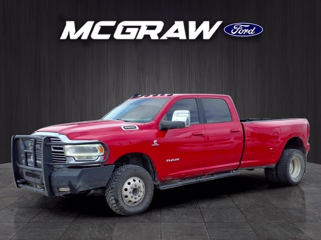 2024 FLAME RED CLEARCOAT Ram 3500 Laramie 4X4 Truck