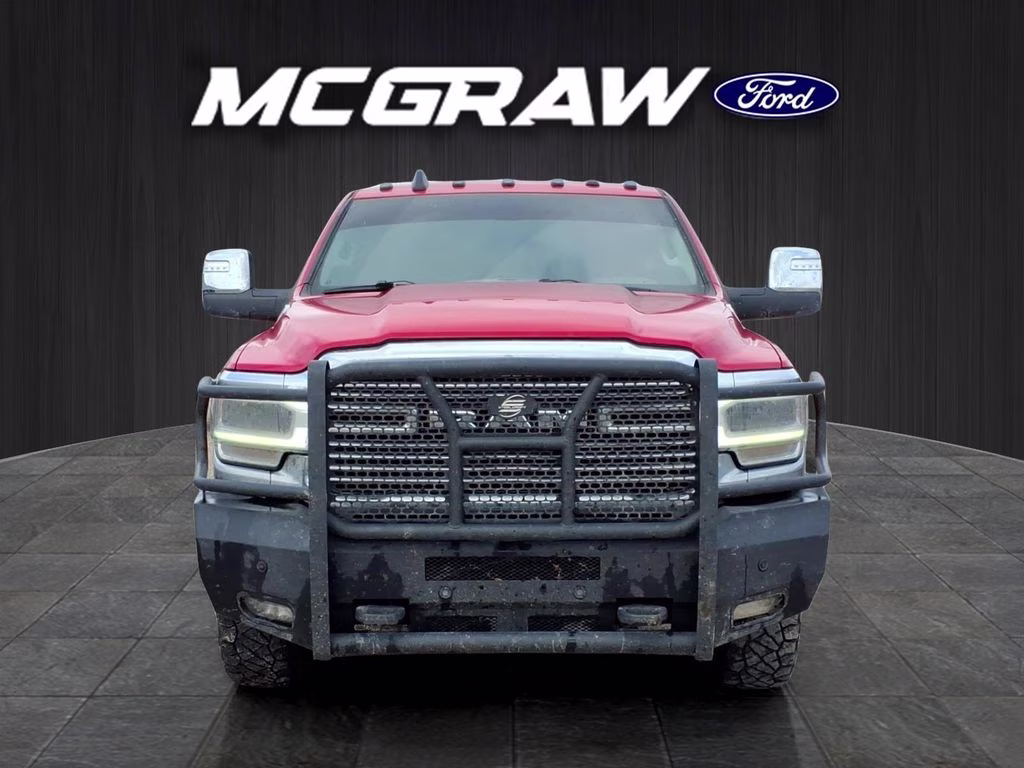 2024 FLAME RED CLEARCOAT Ram 3500 Laramie 4X4 Truck