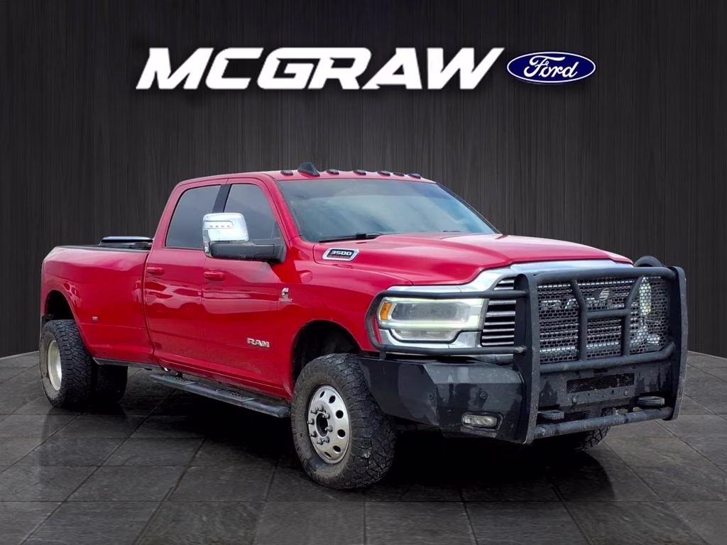 2024 FLAME RED CLEARCOAT Ram 3500 Laramie 4X4 Truck