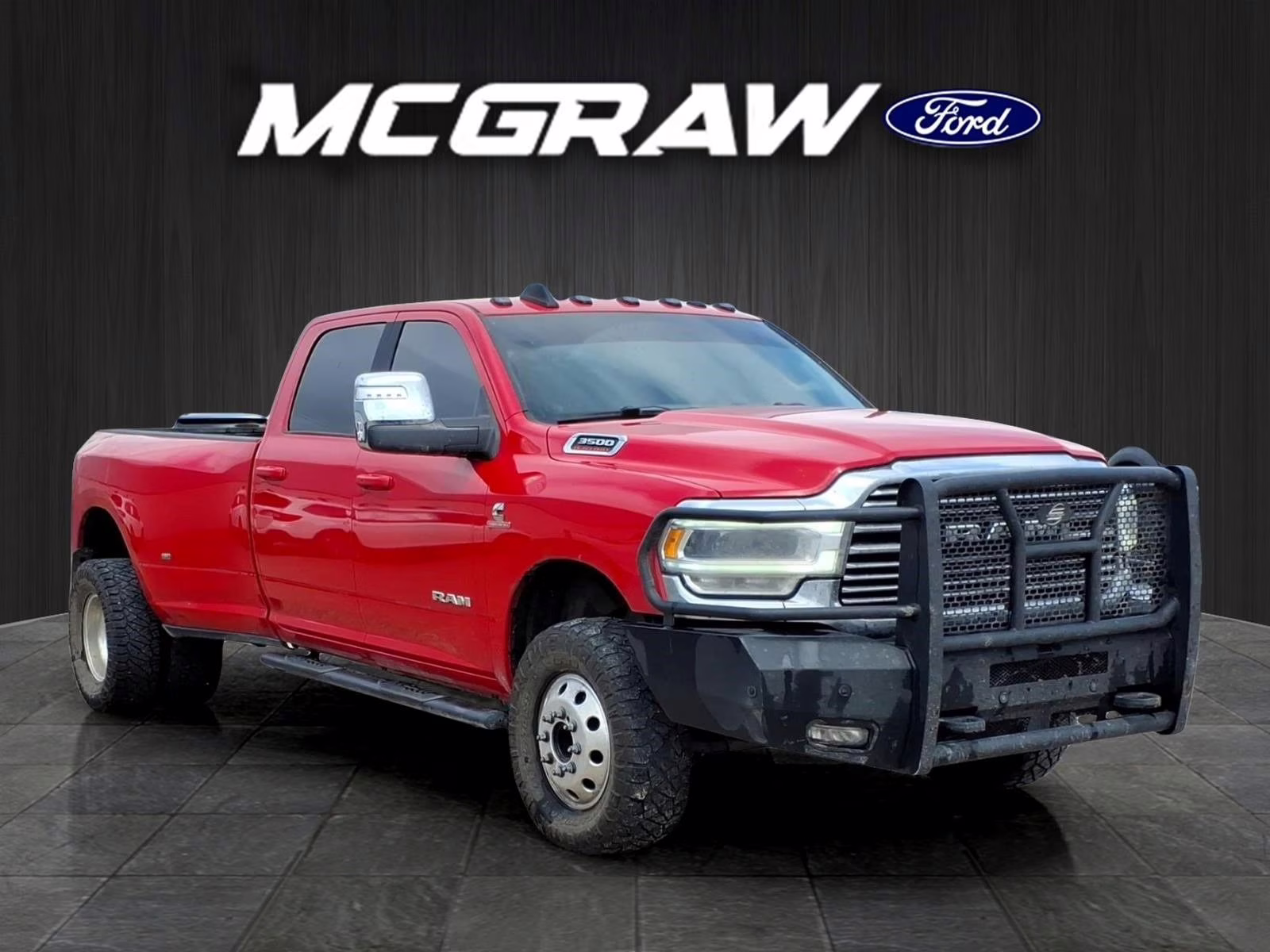 2024 Flame Red Clearcoat Ram 3500 Laramie 4X4 Truck