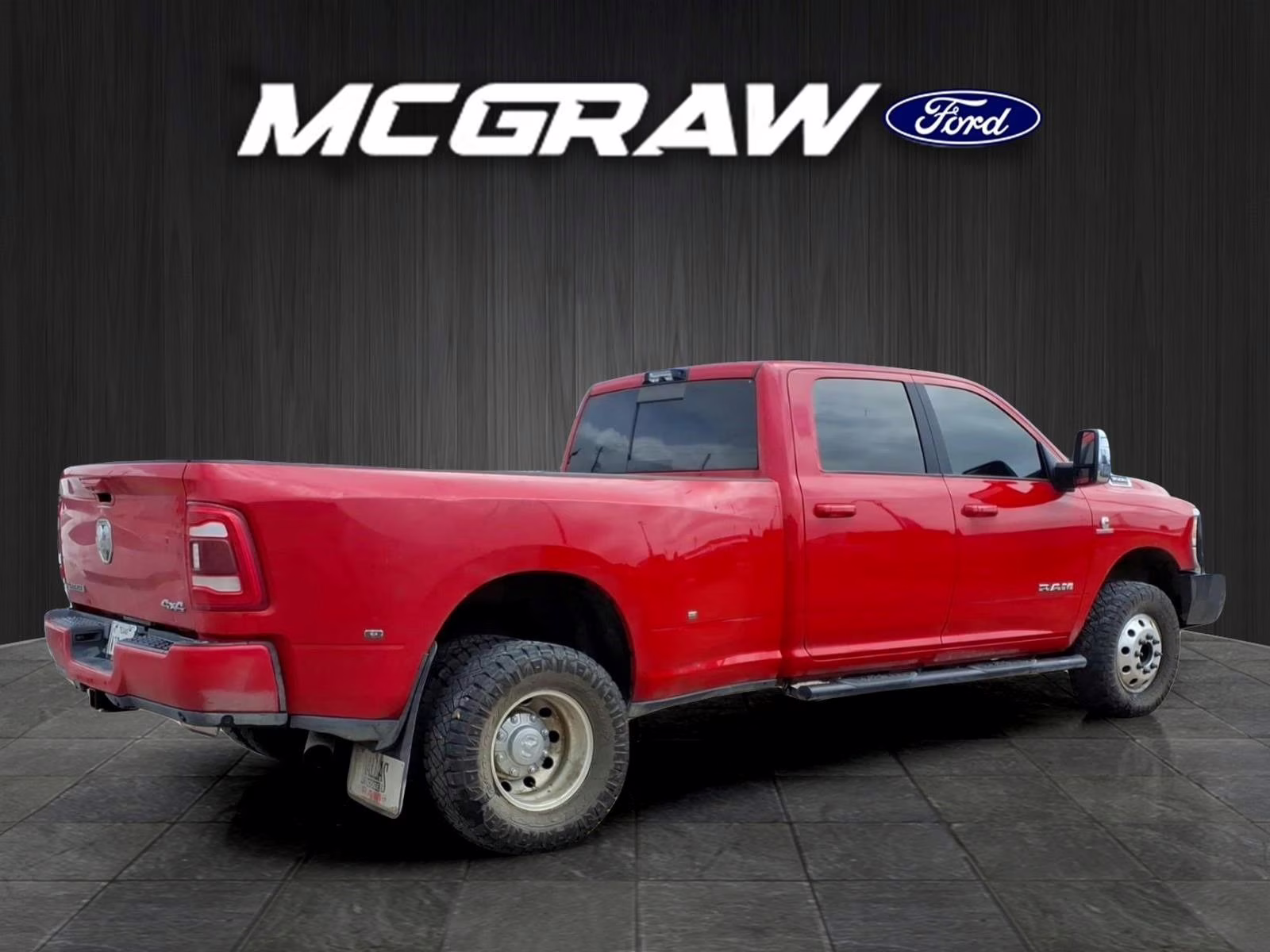 2024 Flame Red Clearcoat Ram 3500 Laramie 4X4 Truck