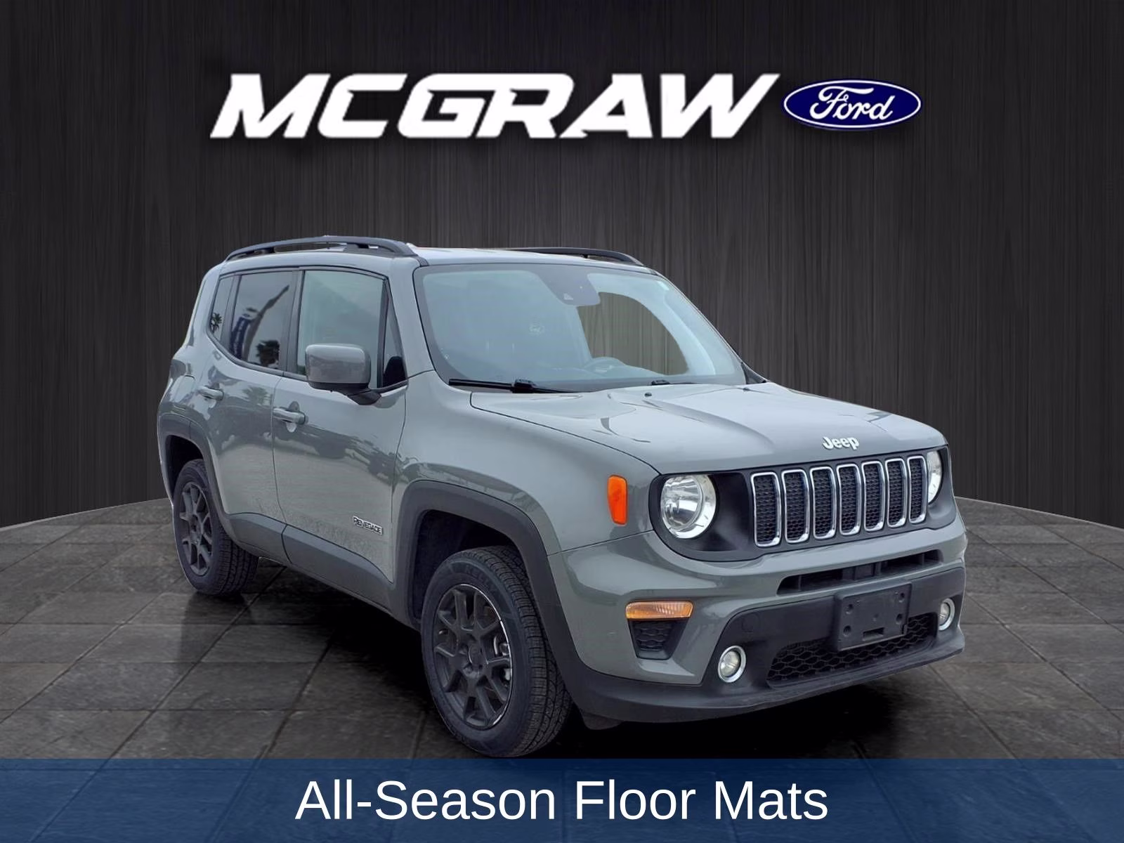 2021 Sting-Gray Clearcoat Jeep Renegade Latitude 4X4 SUV