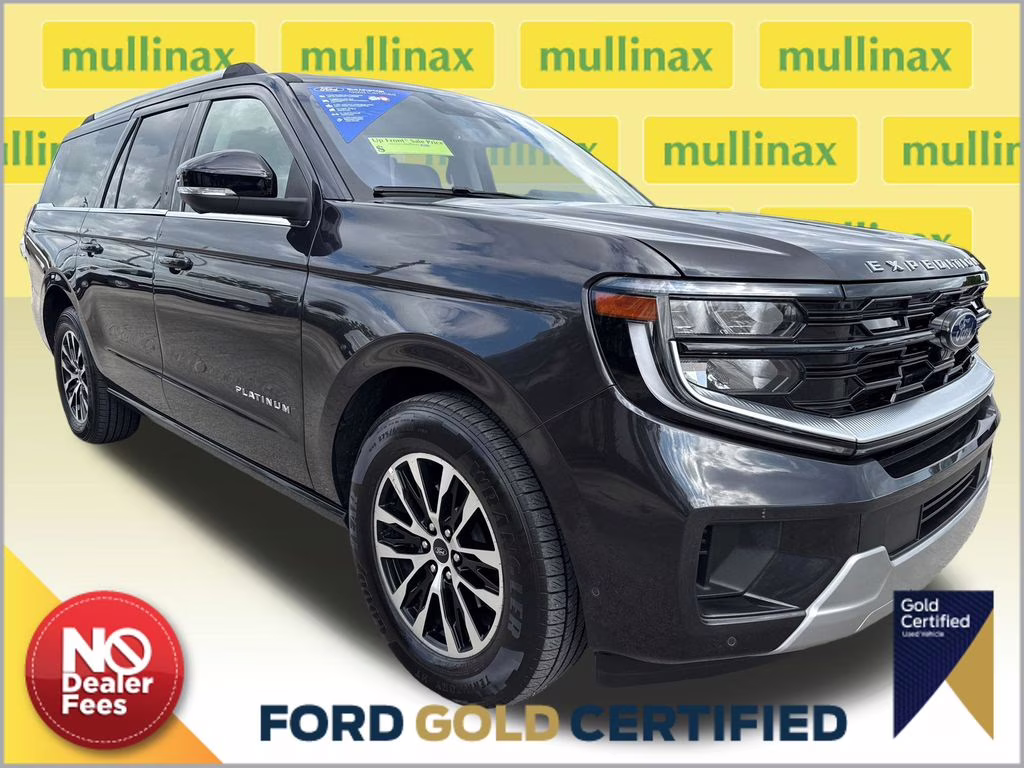 2025 Dark Matter Gray Metallic Ford Expedition Max Platinum 4X4 SUV
