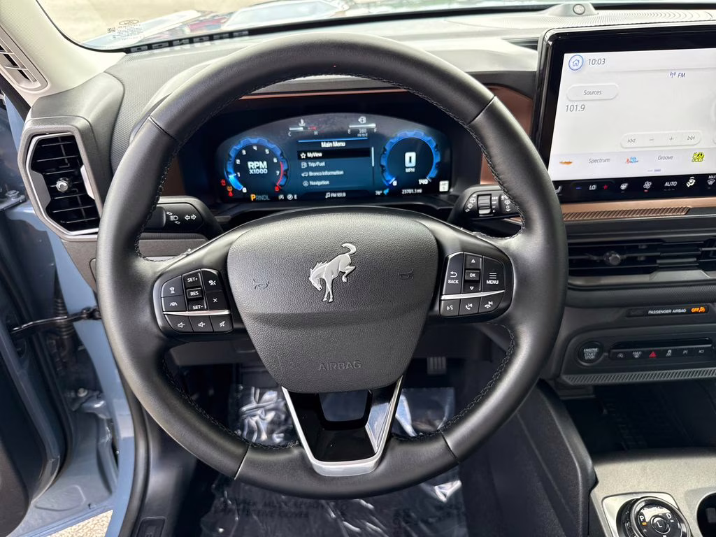 2025 Azure Gray Metallic Tri-Coat Ford Bronco Sport Outer Banks 4X4 SUV