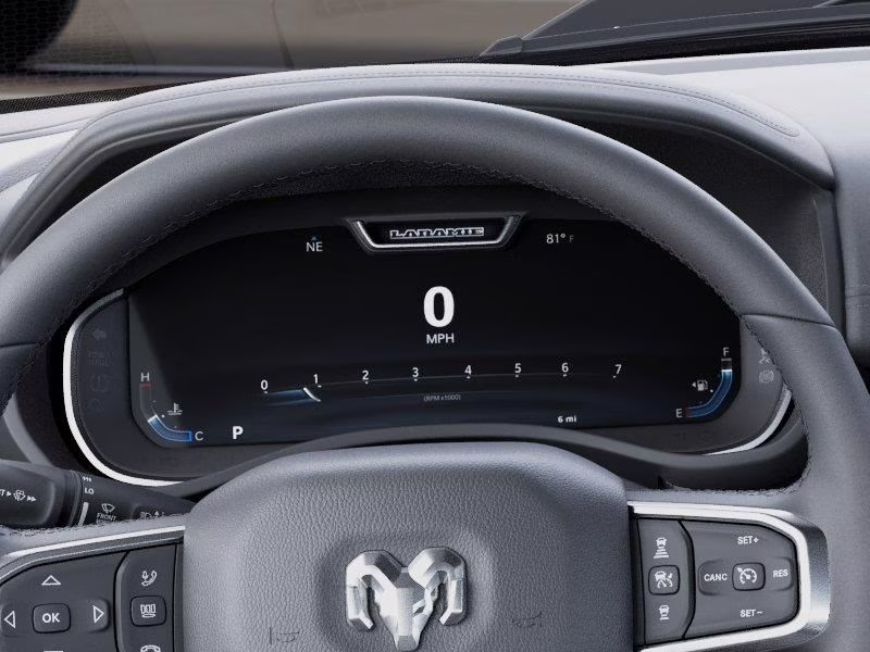 2026 Diamond Black Crystal Pearlcoat Ram 1500 Laramie 4X4 Truck