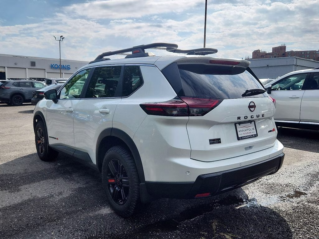 2026 Everest White Pearl Tricoat Nissan Rogue Rock Creek AWD SUV