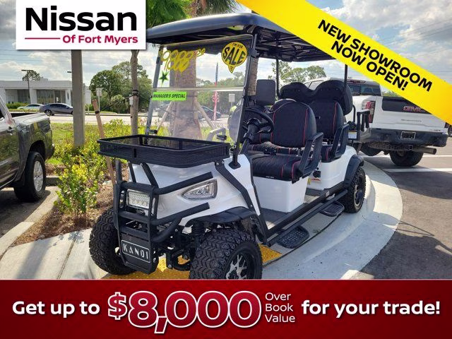 2024 white kandi 8 passenger golf cart 3 SEAT