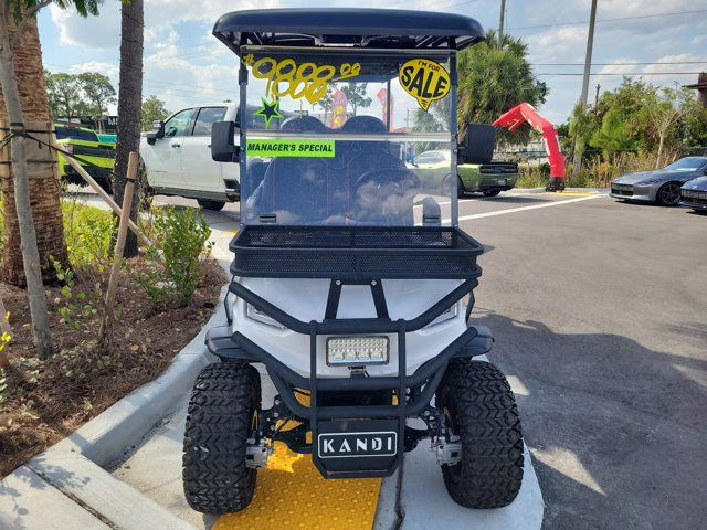 2024 white kandi 8 passenger golf cart