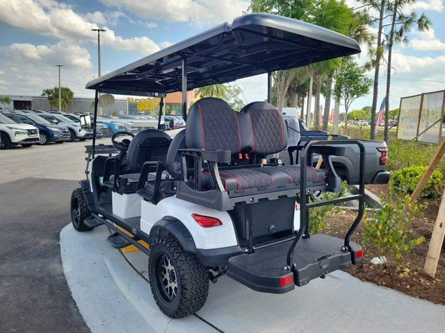 2024 white kandi 8 passenger golf cart