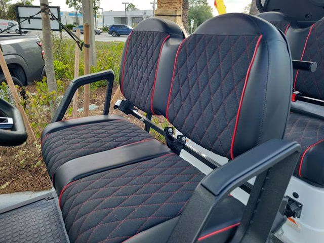 2024 white kandi 8 passenger golf cart